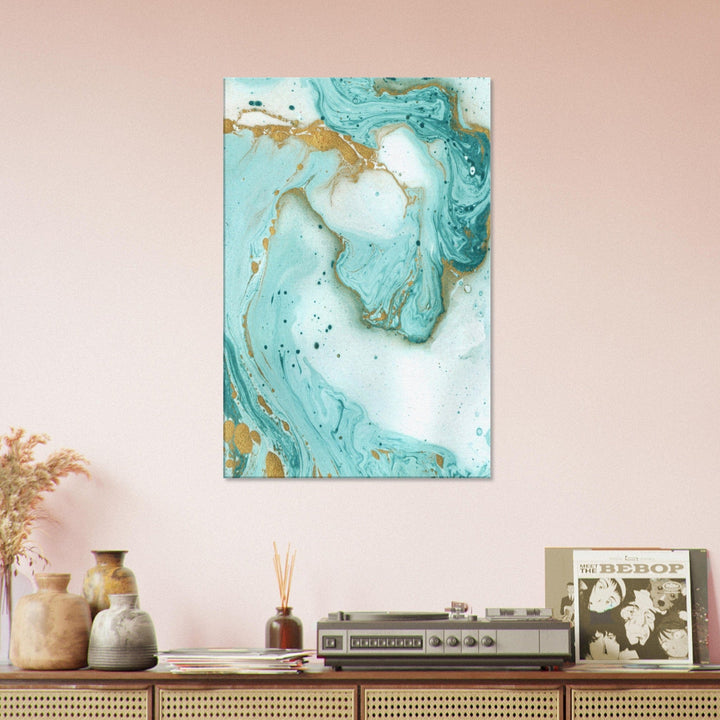 Little Squiffy Print Material 60x90 cm / 24x36″ / Vertical Twilight Beach Marble Canvas Wall Art