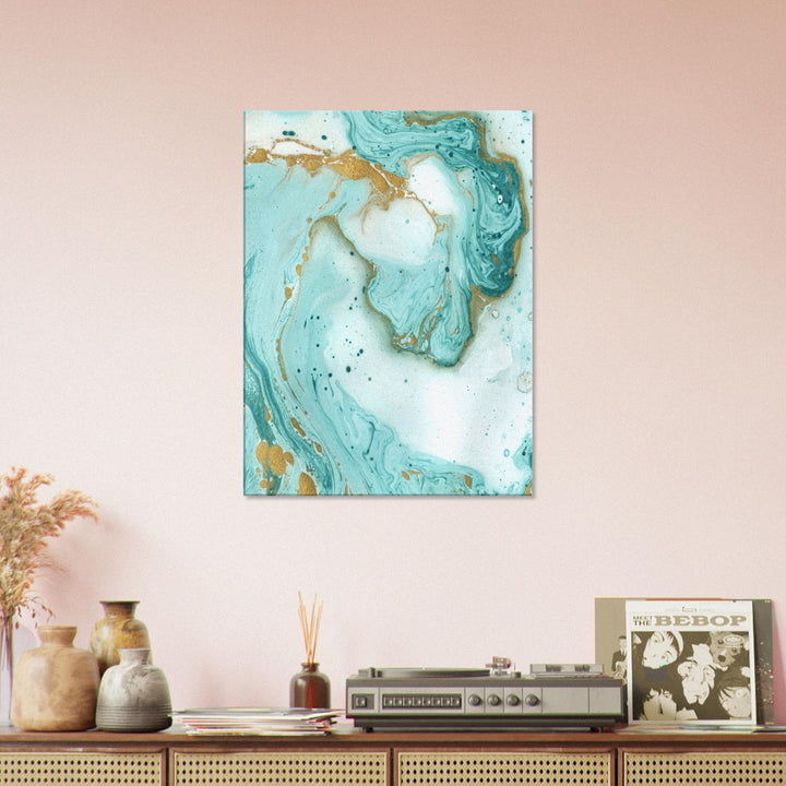 Little Squiffy Print Material 60x80 cm / 24x32″ / Vertical Twilight Beach Marble Canvas Wall Art