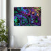 Marble Print Material 70x100 cm / 28x40″ / Horizontal Neon Psychedelic Marble Canvas Wall Art
