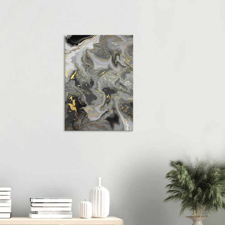 Little Squiffy Print Material 50x70 cm / 20x28″ / Vertical Kiamas Black Marble Canvas Wall Art