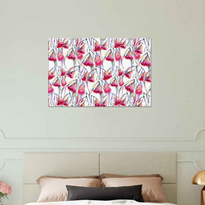 Little Squiffy Print Material 60x90 cm / 24x36″ / Horizontal Watercolour Gumtree Canvas Wall Art