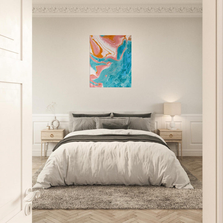 Little Squiffy Print Material 60x75 cm / 24x30″ / Vertical Bell's Beach Marble Canvas Wall Art