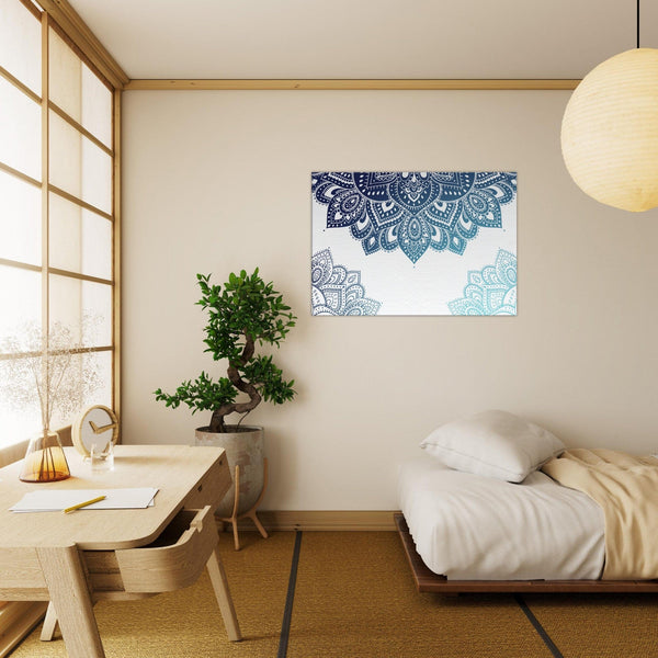 Little Squiffy Print Material 70x100 cm / 28x40″ / Horizontal Amalia Mandala Canvas Wall Art