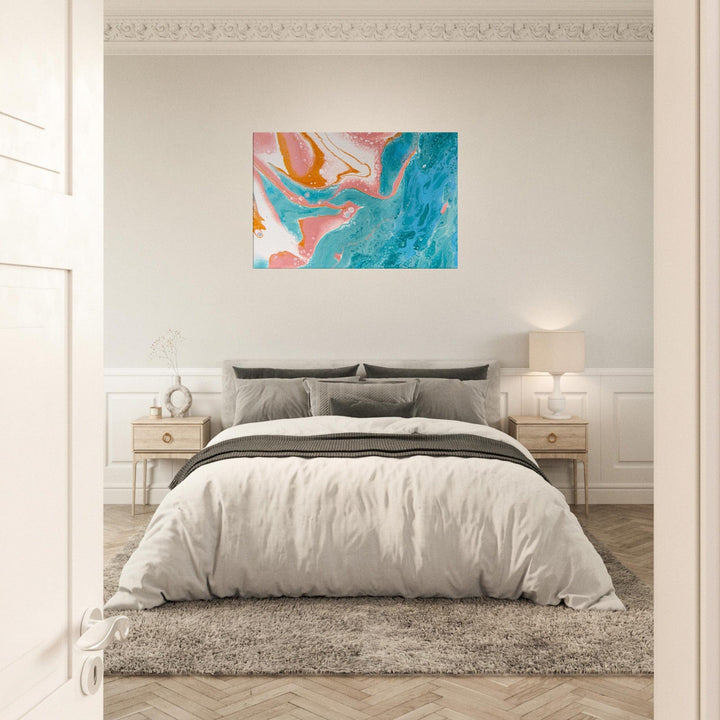 Little Squiffy Print Material 60x90 cm / 24x36″ / Horizontal Bell's Beach Marble Canvas Wall Art