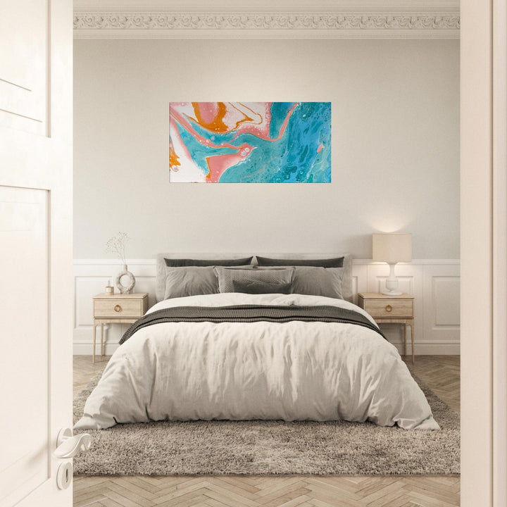 Little Squiffy Print Material 50x100 cm / 20x40″ / Horizontal Bell's Beach Marble Canvas Wall Art