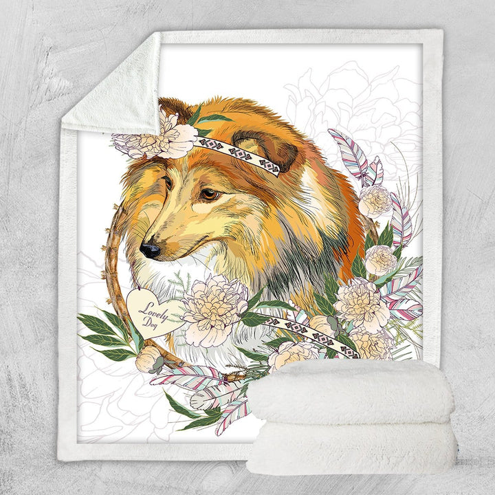 Lassie Collie Lassie Collie Blanket