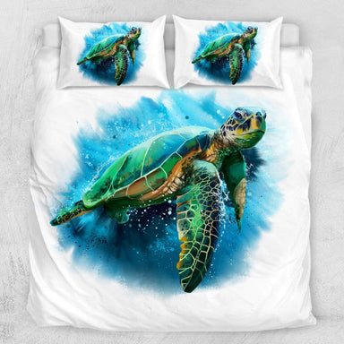 Queen Of Turtles Queen Of Turtles Quilt Cover Set