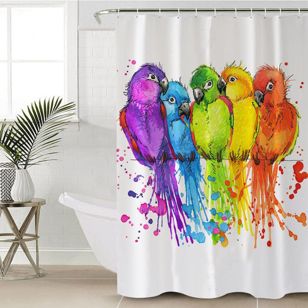 Rainbow Conure Rainbow Conure Shower Curtain
