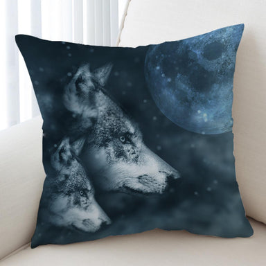 Grey Wolf And Pup Grey Wolf And Pup Cushion Cover