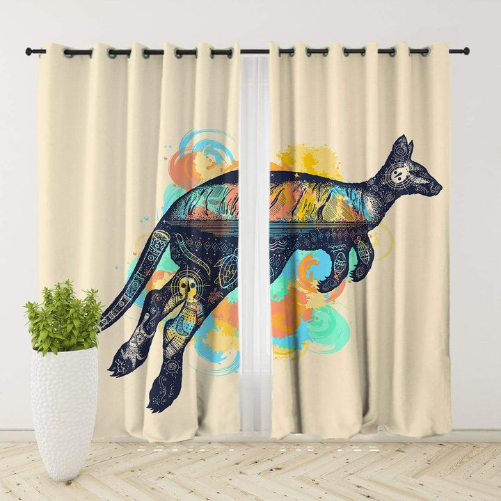 Outback Kangaroo Outback Kangaroo Curtain Set