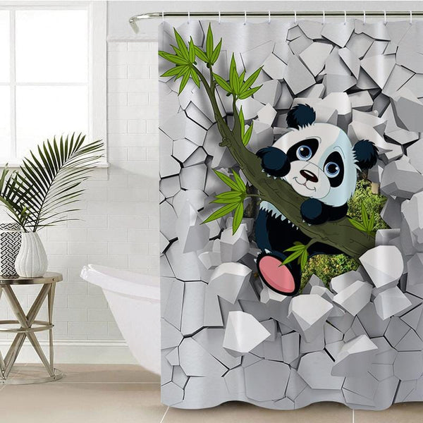 Baby Panda Baby Panda Shower Curtain