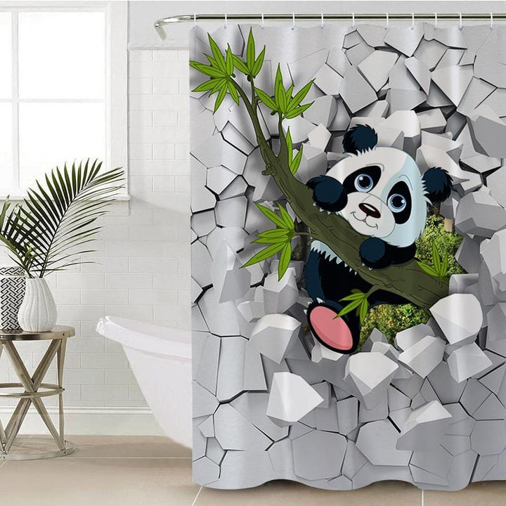 Baby Panda Baby Panda Shower Curtain