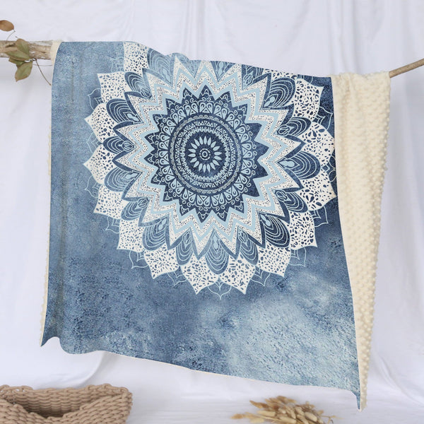 Atlantic Breeze Mandala Atlantic Breeze Mandala Deluxe Minky Blanket