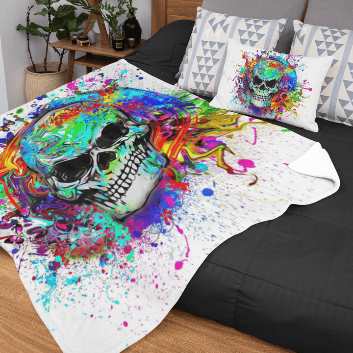 Skull Of Eternity Skull Of Eternity Squiffy Minky Blanket