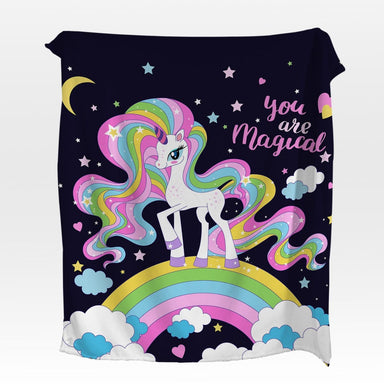 You Are Magical Unicorn You Are Magical Unicorn Squiffy Minky Blanket
