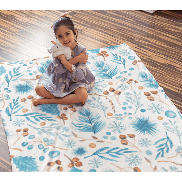 Winter Woodland Winter Woodland Squiffy Minky Blanket