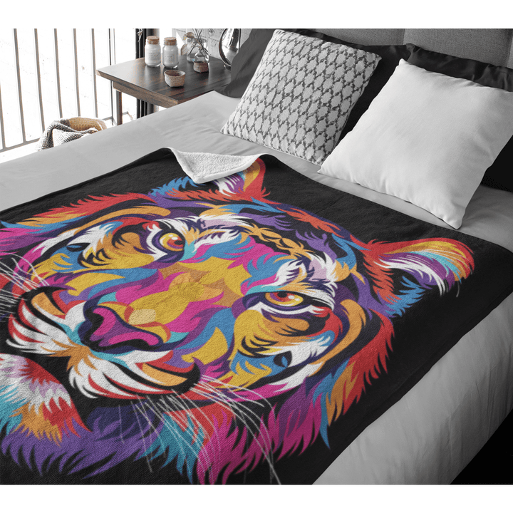 Bright Tiger Bright Tiger Squiffy Minky Blanket