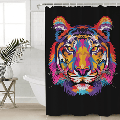 Bright Tiger Bright Tiger Shower Curtain