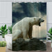 Polar Bear Roar Polar Bear Roar Shower Curtain
