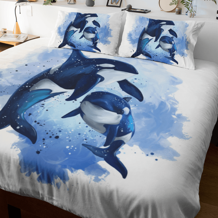 Orcas Of The Sea Orcas Of The Sea Quilt Cover Set