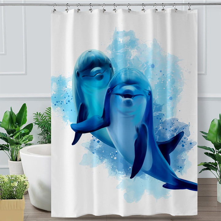 Dolphins Of The Sea Dolphins Of The Sea Shower Curtain