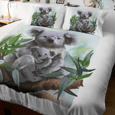 Aussie Koala Quilt Cover Set - On Sale-On Sale-Little Squiffy