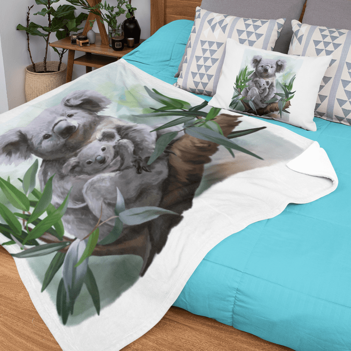 Aussie Koala Aussie Koala Squiffy Minky Blanket