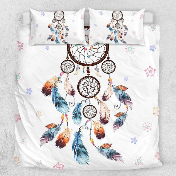 Boho Dreamcatcher AU Single Boho Dreamcatcher Quilt Cover Set