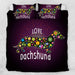 Dachshund Love AU Single Dachshund Love Quilt Cover Set