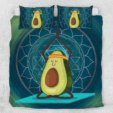 Avocado Yoga AU Single Avocado Yoga Quilt Cover Set