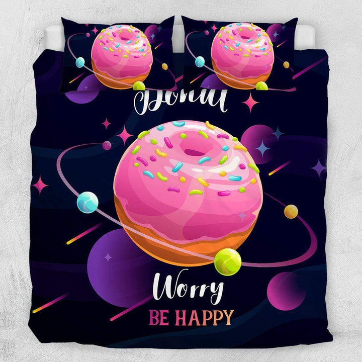 Donut Worry AU Single Donut Worry Quilt Cover Set