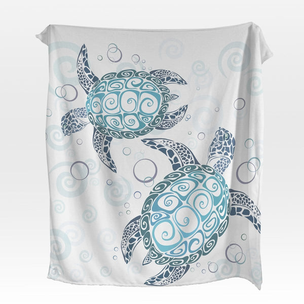 Blue Turtles Blue Turtles Squiffy Minky Blanket