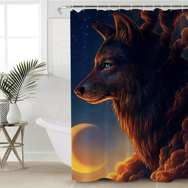 Night Guardian Night Guardian Shower Curtain
