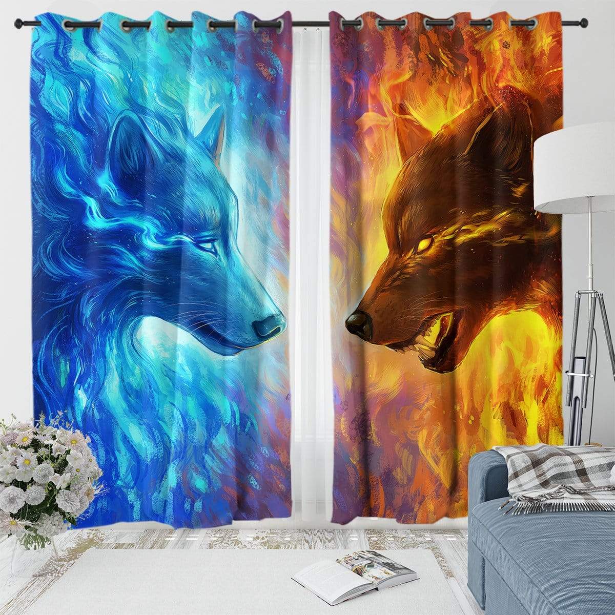 Fire and Ice Fire And Ice Curtain Set