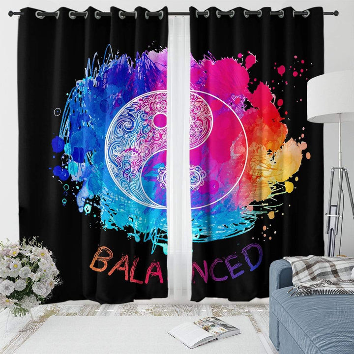 Yin Yang - Balanced Yin Yang - Balanced Curtain Set