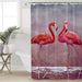 Pink Lake Flamingo Pink Lake Flamingo Shower Curtain
