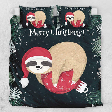 Merry Slothmas Merry Slothmas Quilt Cover Set