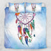 Heart Dreamcatcher Blue / AU Single Pink and Blue Heart Dreamcatcher Quilt Cover Set