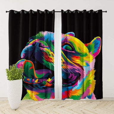Bright Pug Bright Pug Curtain Set