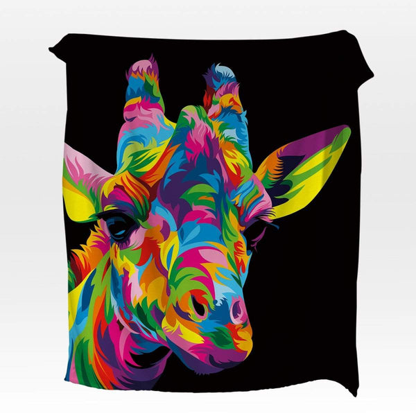 Royal Giraffe Royal Giraffe Squiffy Minky Blanket