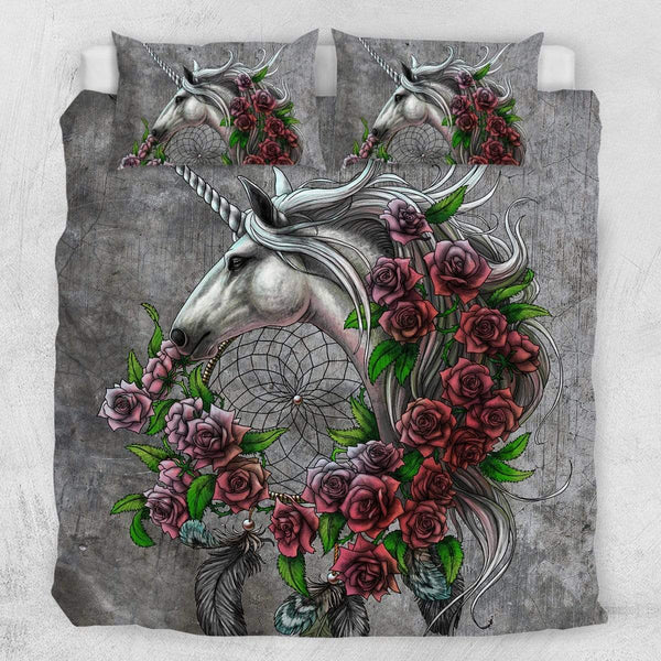 Rose Dreamcatcher AU Single Rose Dreamcatcher Quilt Cover Set