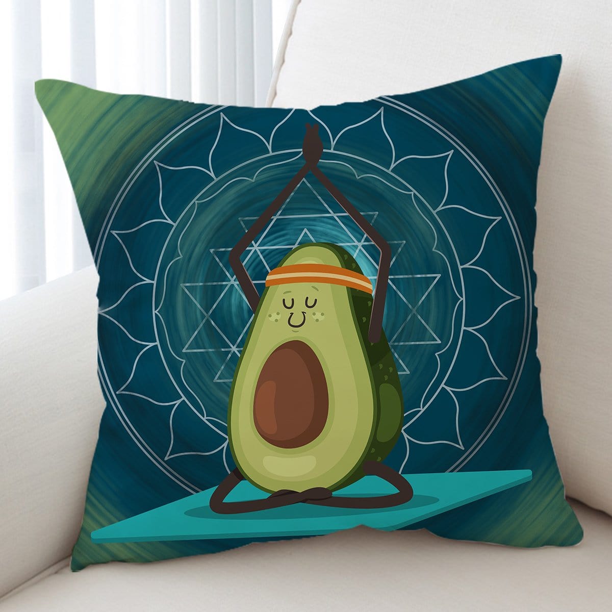 Avocado Yoga Avocado Yoga Cushion Cover