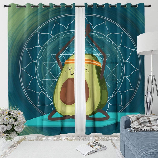 Avocado Yoga Avocado Yoga Curtain Set