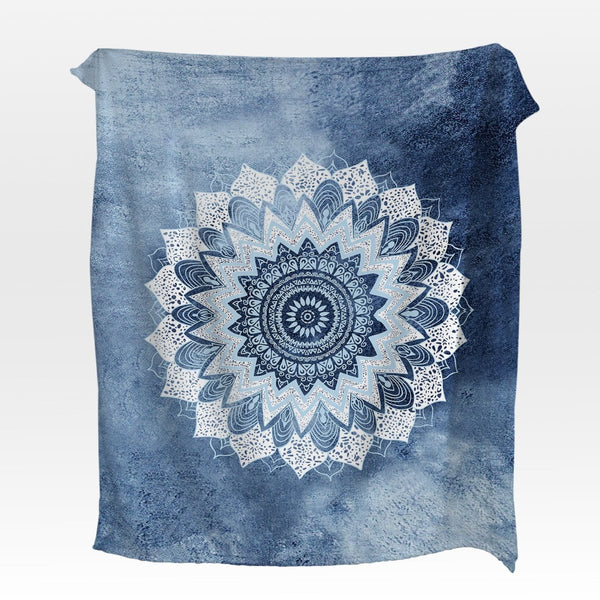 Atlantic Breeze Mandala Atlantic Breeze Mandala Squiffy Minky Blanket