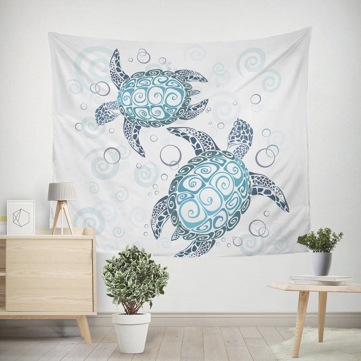 Blue Turtles Blue Turtles Tapestry