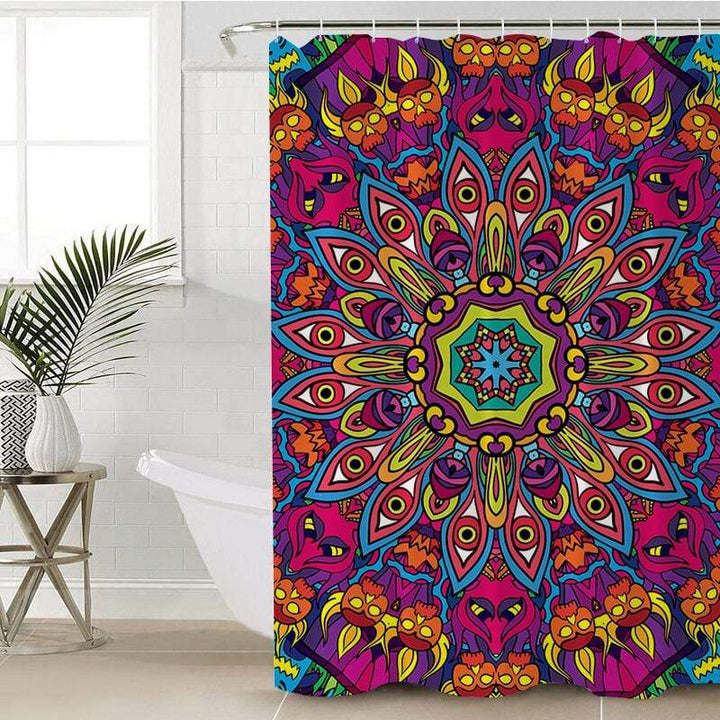 Kaleidoscope Mandala Kaleidoscope Mandala Shower Curtain