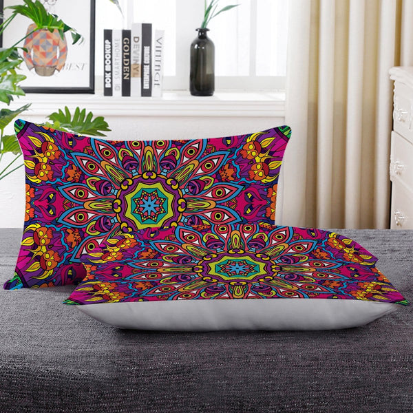 Kaleidoscope Mandala Kaleidoscope Mandala Pillow Cases