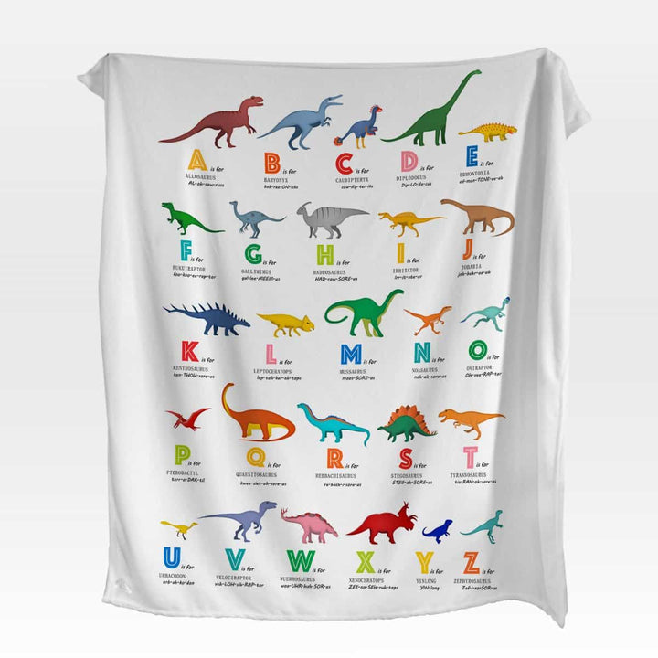 ABC Dinosaur's ABC Dinosaur's Squiffy Minky Blanket