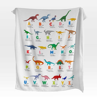 ABC Dinosaur's ABC Dinosaur's Squiffy Minky Blanket
