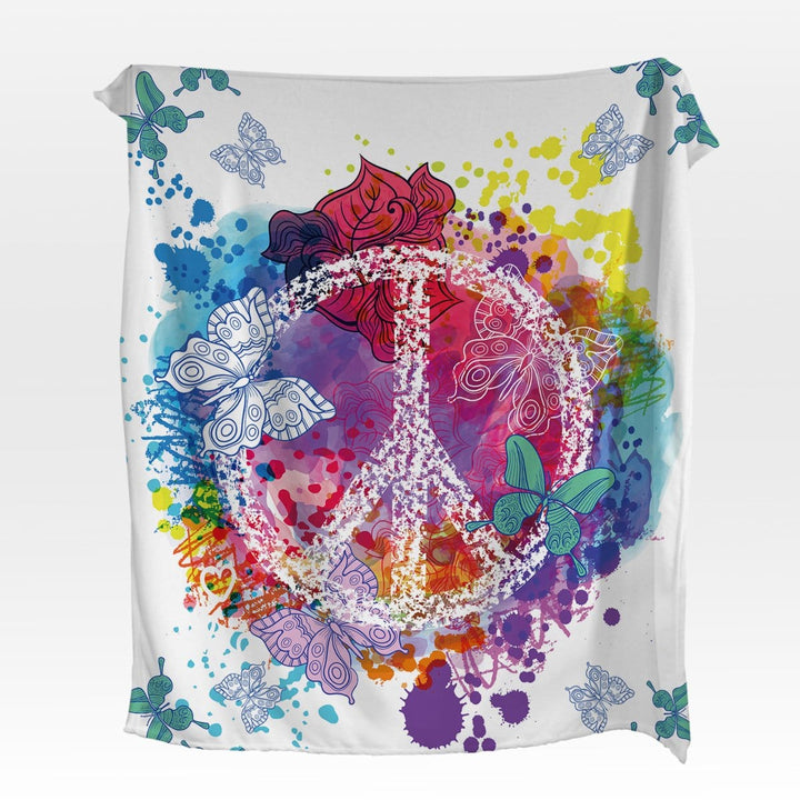 Butterfly Peace Butterfly Peace Squiffy Minky Blanket